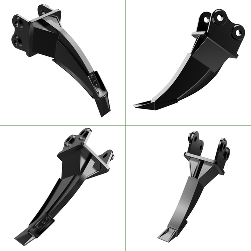 Attachments Mini Excavator: Ripper, Rake, Narrow Bucket, Plain Bucket, Thumb