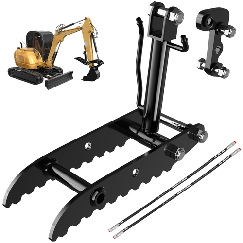 Attachments Mini Excavator: Ripper, Rake, Narrow Bucket, Plain Bucket, Thumb