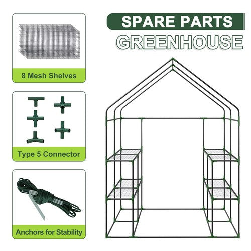 Portable Greenhouse Walk In Green House Outdoor Plant Gardening Year Around