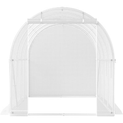 Walk-in Tunnel Greenhouse Galvanized Frame Waterproof 15x6.5x7 ft