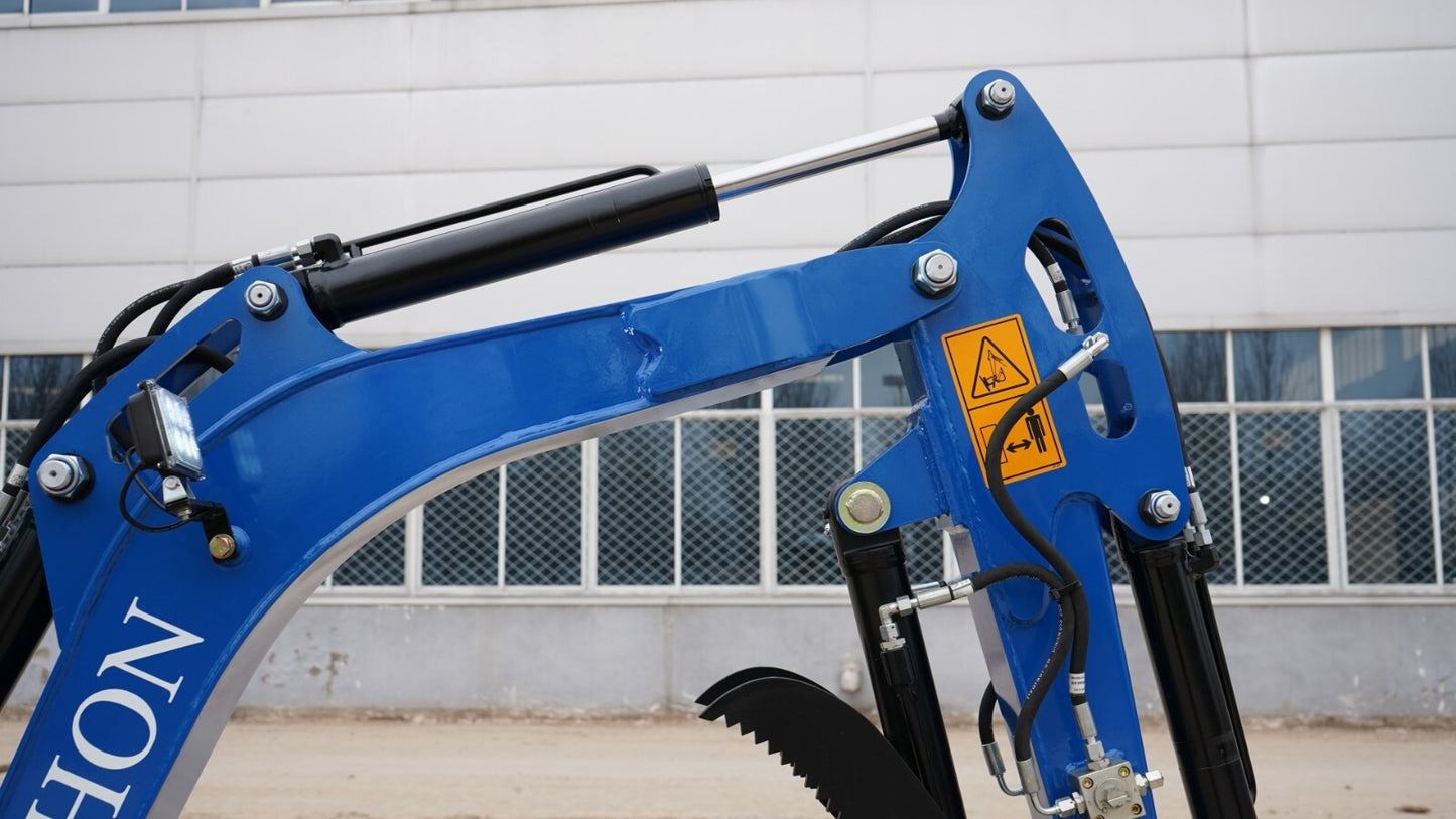 TYPHON TERROR XVII Prestige 2 Ton Mini Excavator w/ AC & Heater Cabin – Kubota D902 Engine, 400mm Bucket, EPA Certified