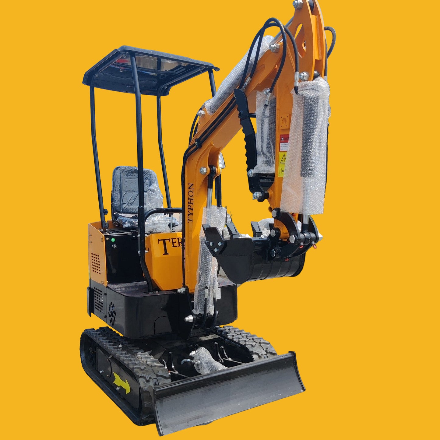 Mini Excavator 1 Ton Digger 13.5hp Gas Tracked Crawler B&S EPA Engine In USA