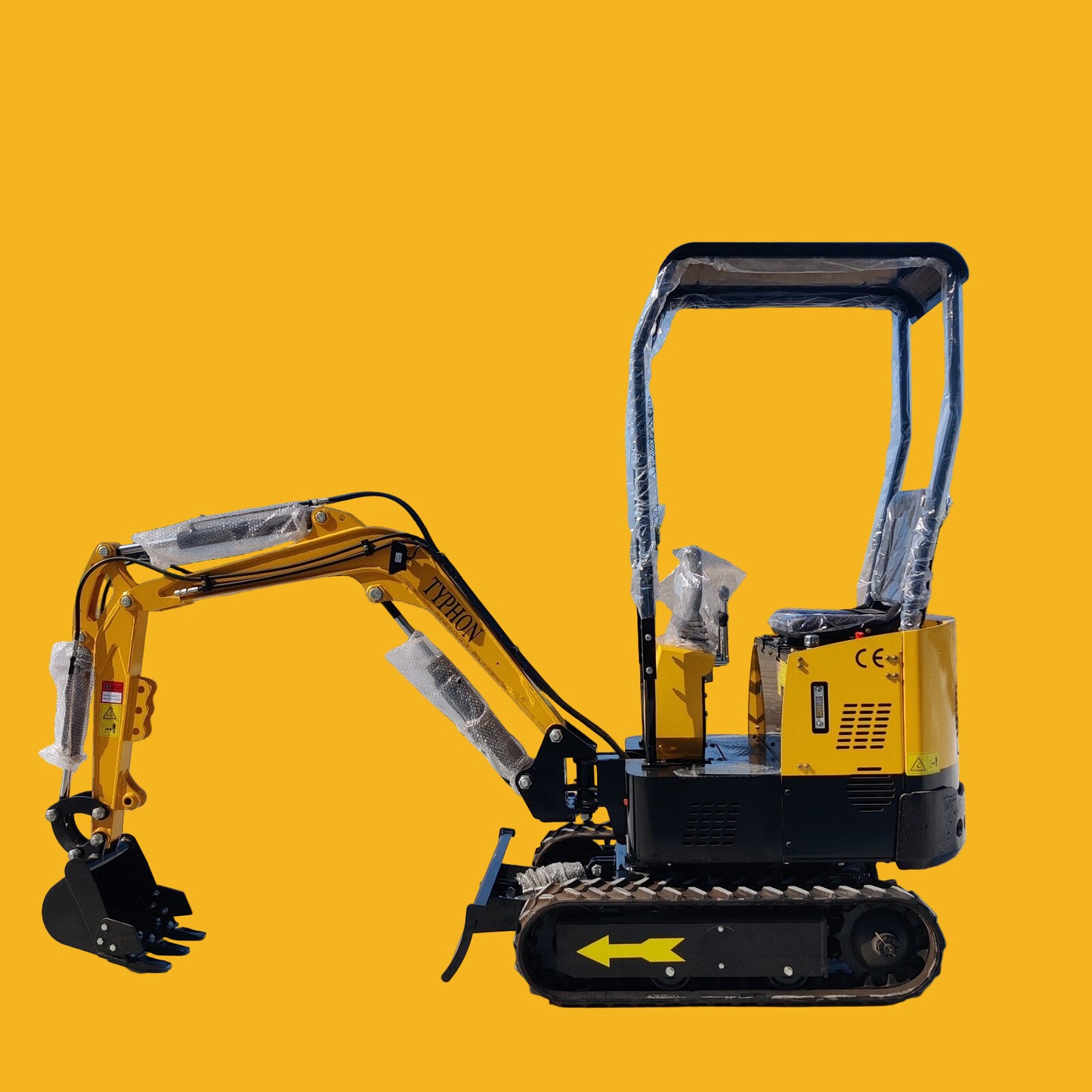 Mini Excavator 1 Ton Digger 13.5hp Gas Tracked Crawler B&S EPA Engine In USA