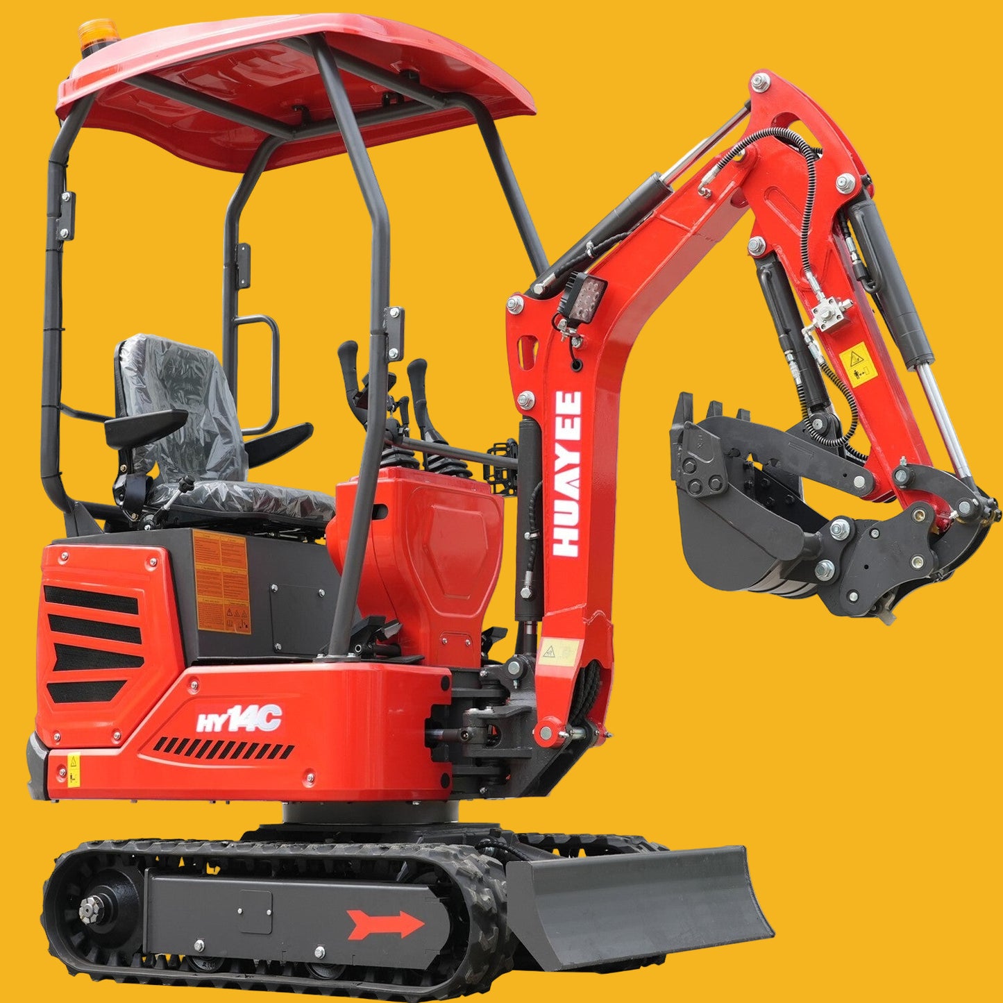 Mini Excavator 1.4 Ton Tracked Digger 13.5HP B&S EPA Gas Engine