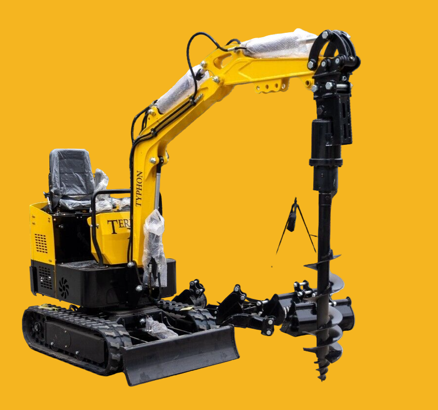 Mini Excavator 1 Ton Digger 13.5hp Gas Tracked Crawler B&S EPA Engine In USA