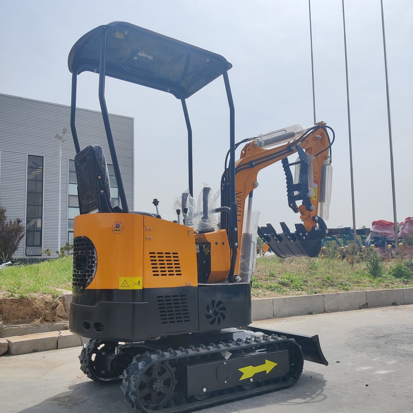 TYPHON Terror X STORM 1 Ton Gas Mini Excavator – EPA Certified