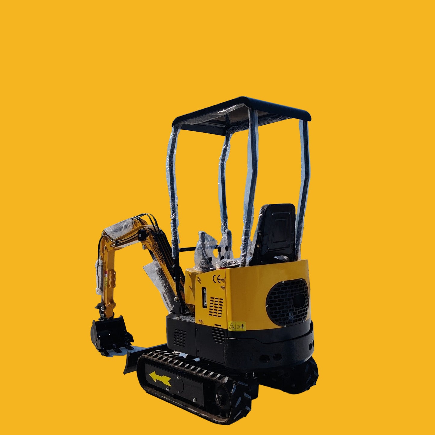 Mini Excavator 1 Ton Digger 13.5hp Gas Tracked Crawler B&S EPA Engine In USA