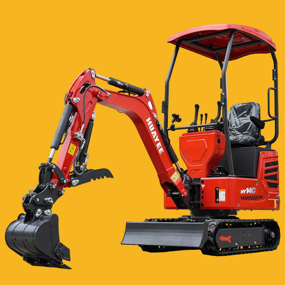 Mini Excavator 1.4 Ton Tracked Digger 13.5HP B&S EPA Gas Engine