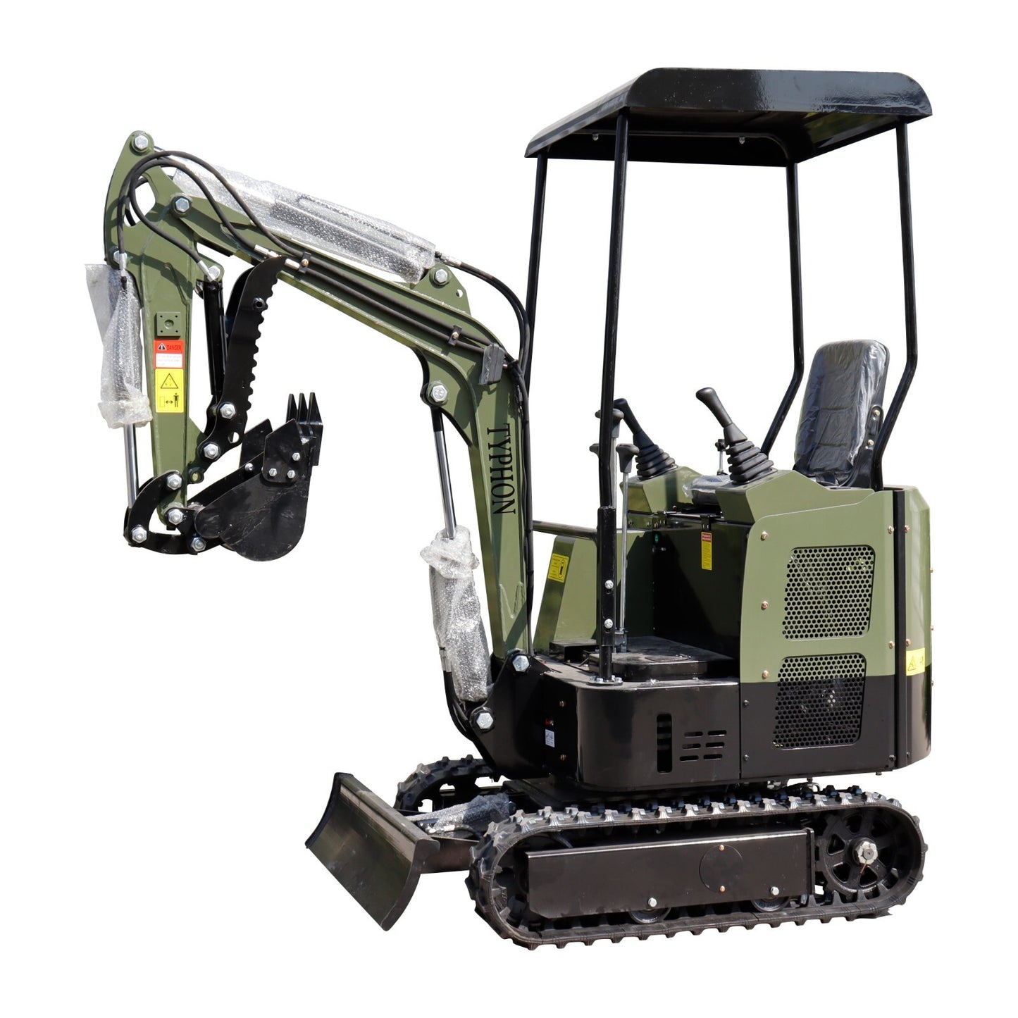 Mini Excavator 1 Ton Digger 13.5hp Gas Tracked Crawler B&S EPA Engine