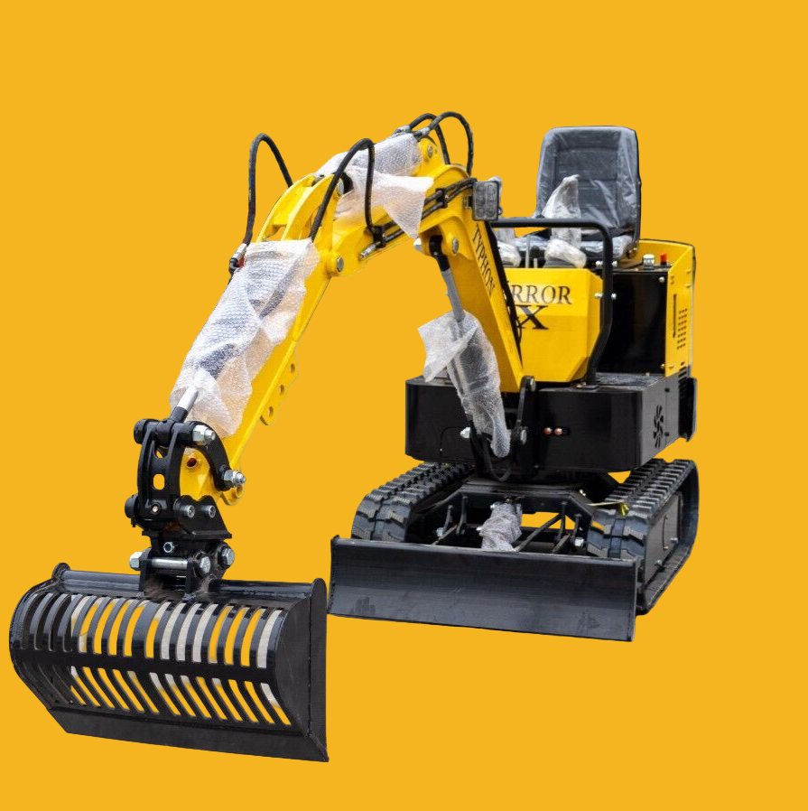 Mini Excavator 1 Ton Digger 13.5hp Gas Tracked Crawler B&S EPA Engine In USA