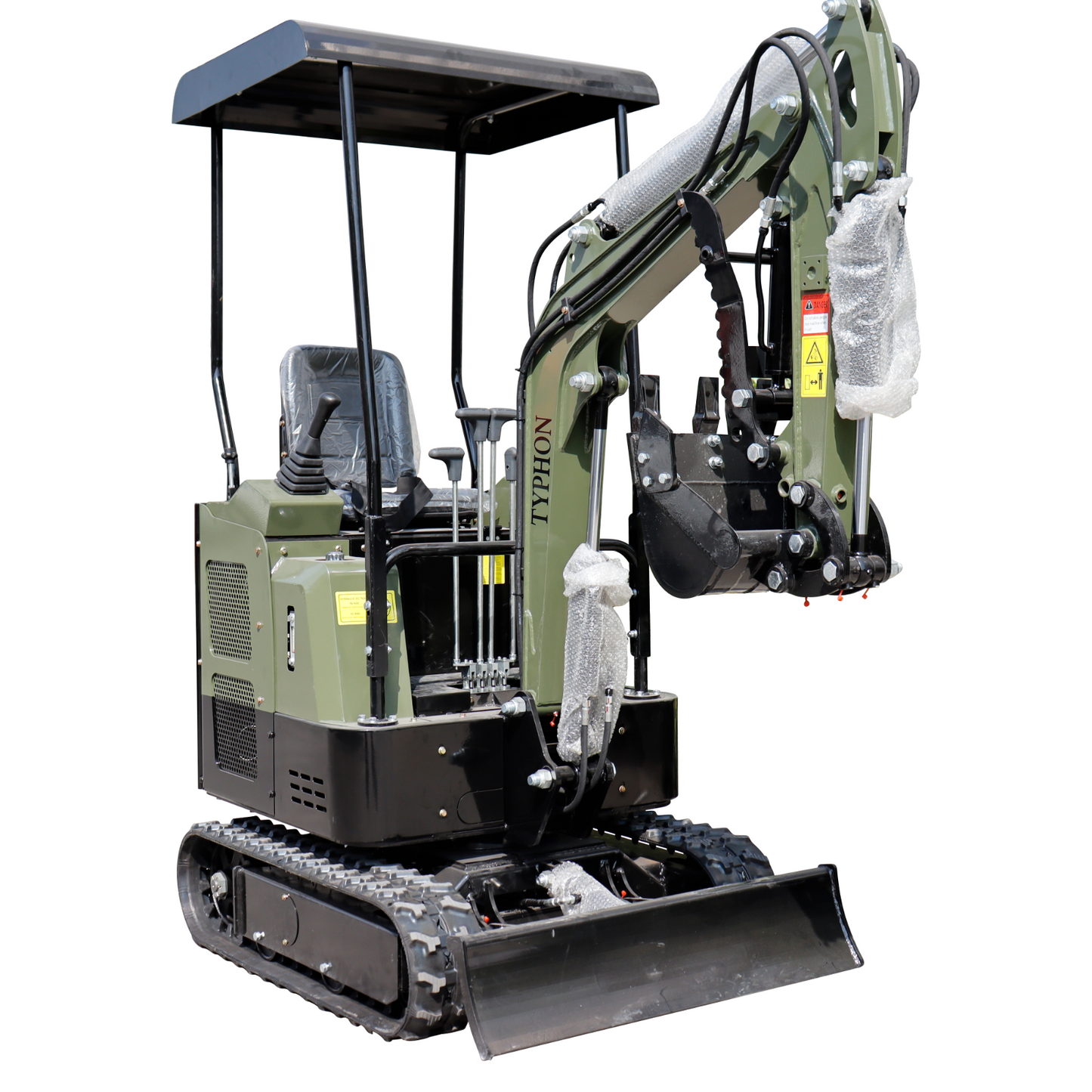 Mini Excavator 1 Ton Digger 13.5hp Gas Tracked Crawler B&S EPA Engine