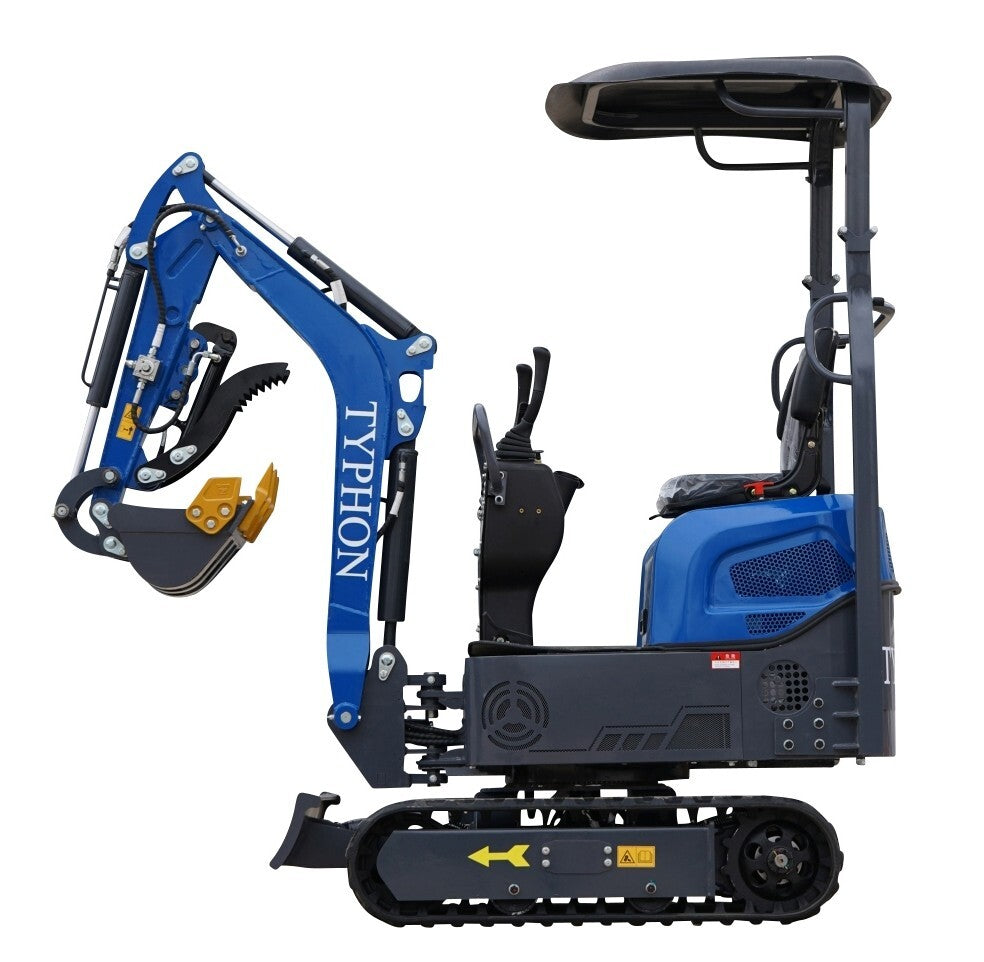 TERROR XI Mini Excavator 1 Ton Digger 13.5hp Gas Tracked Crawler B&S EPA Engine