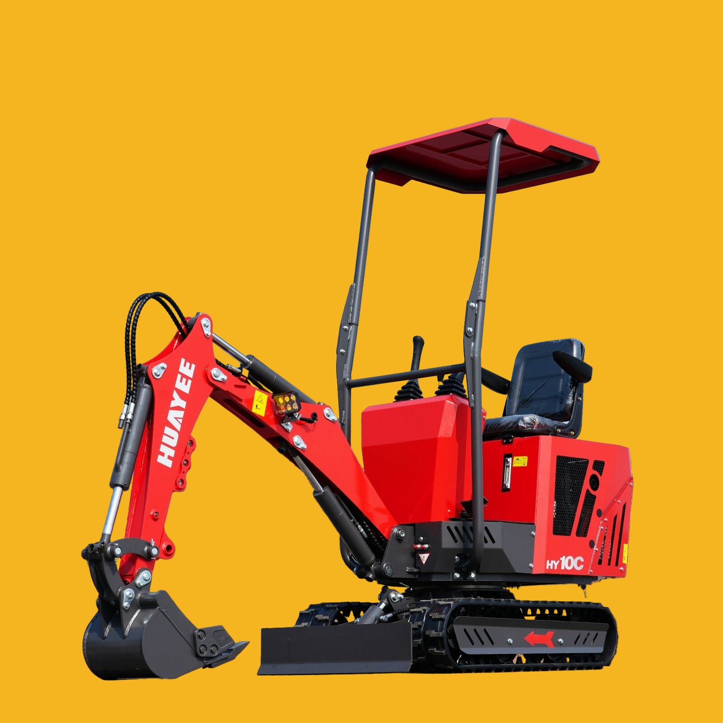 Mini Excavator 1 Ton 13.5hp Mini Digger Crawler Gas EPA Engine