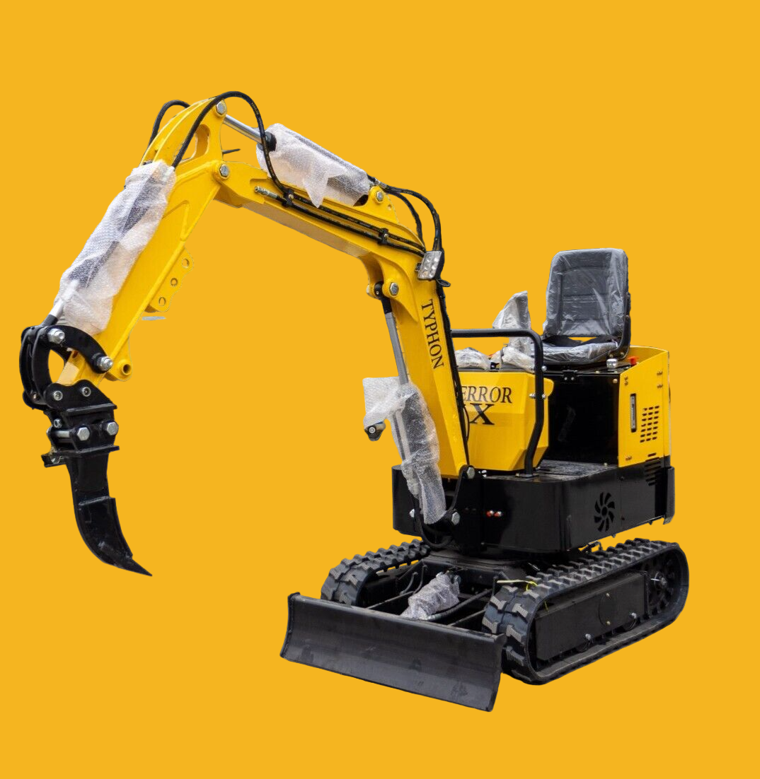 Mini Excavator 1 Ton Digger 13.5hp Gas Tracked Crawler B&S EPA Engine In USA