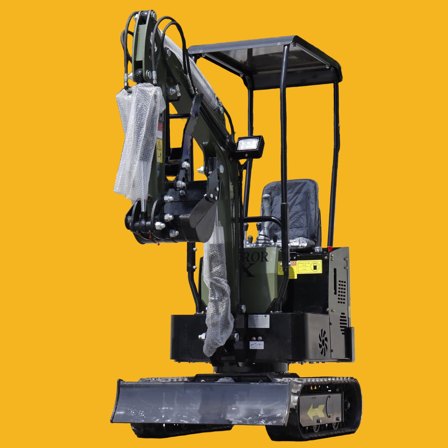 Mini Excavator 1 Ton Digger 13.5hp Gas Tracked Crawler B&S EPA Engine