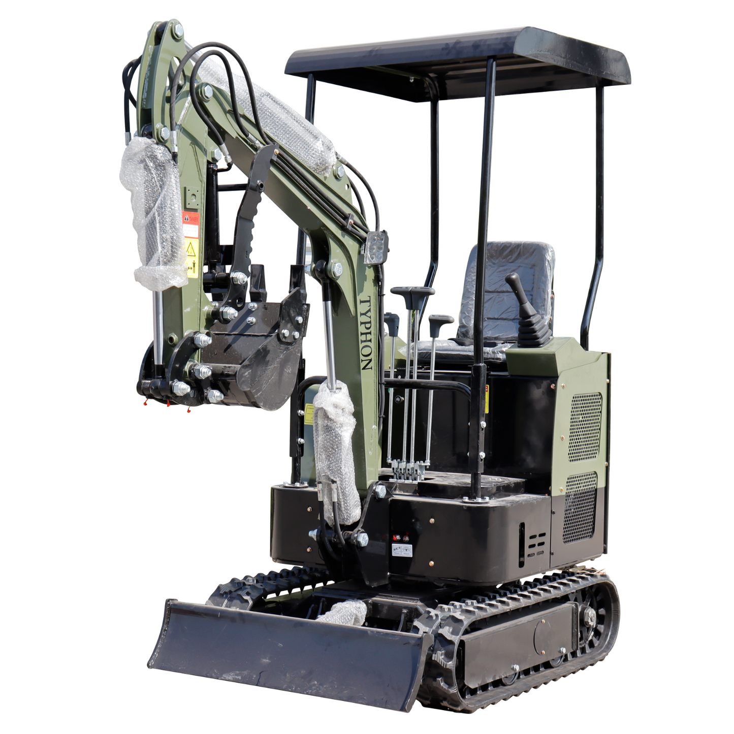 Mini Excavator 1 Ton Digger 13.5hp Gas Tracked Crawler B&S EPA Engine