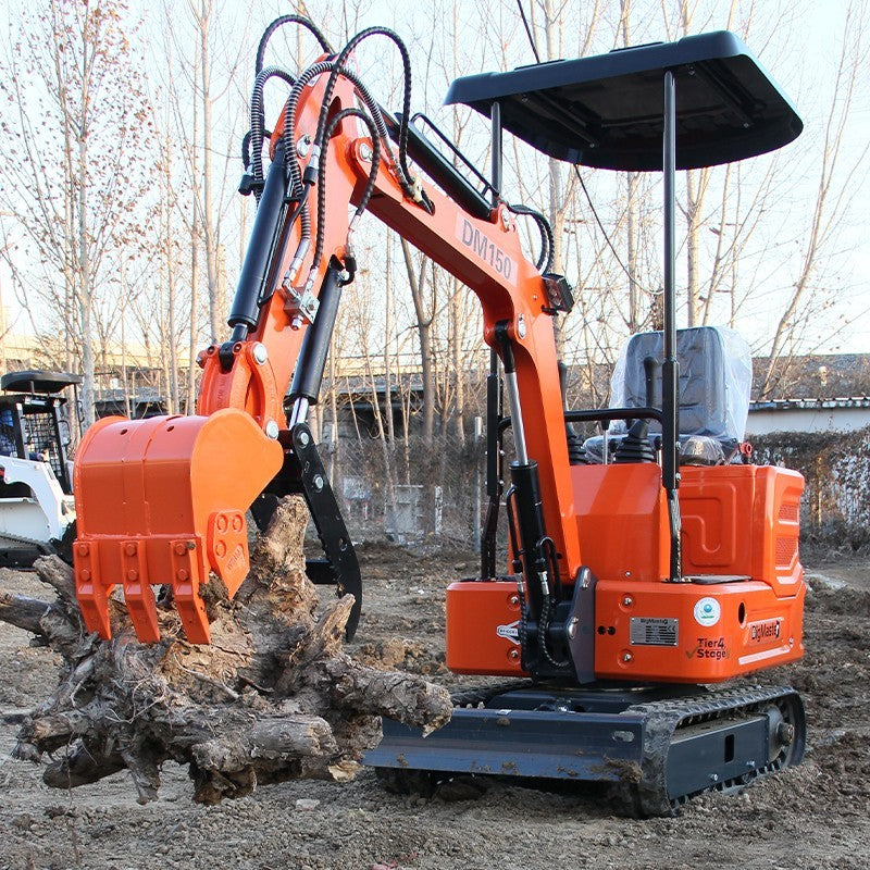 13.5HP 1 TON Mini Excavator B&S EPA Engine Hydraulic Thumb Digger