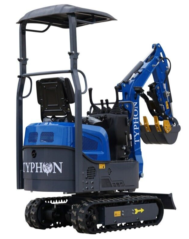 TERROR XI Mini Excavator 1 Ton Digger 13.5hp Gas Tracked Crawler B&S EPA Engine