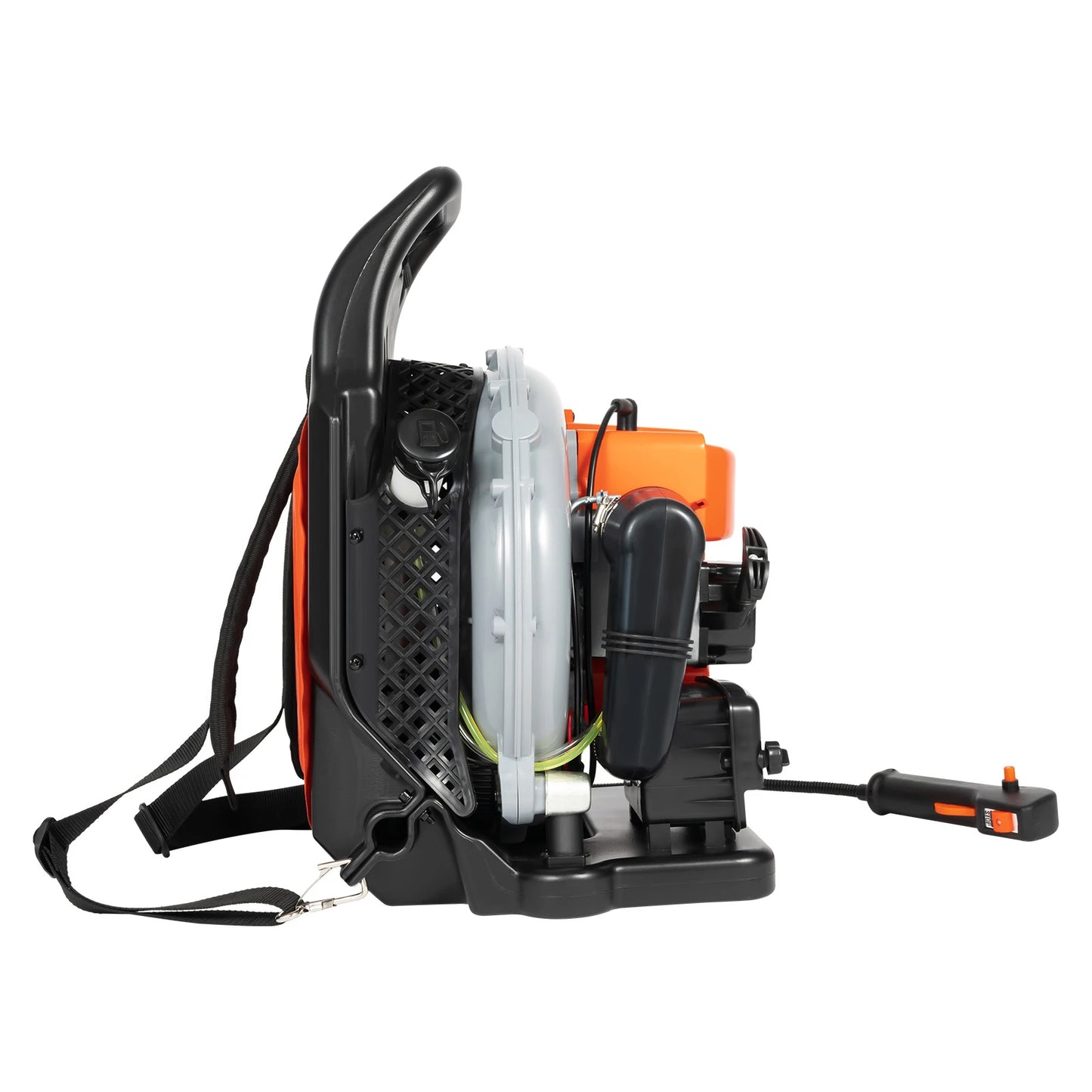 2700W Backpack Leaf Blower 63CC 2 Stroke Gas Powered Leaf Blowers W/ 1.8L Fuel Tank, Air Cooling Gasoline Grass Blower for Yard