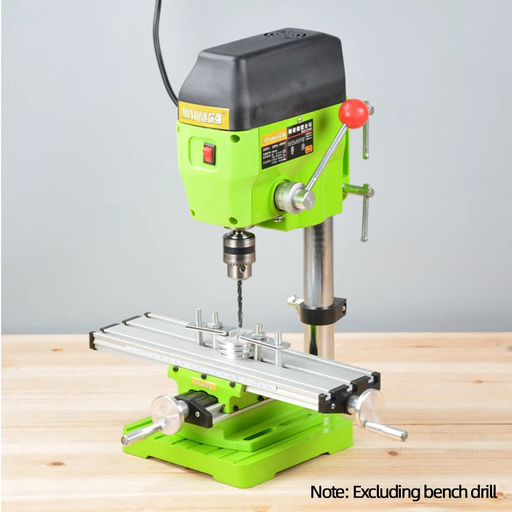 ALLSOME MINIQ Multifunction Drill Vise Fixture Working Table Mini Precision Milling Machine Worktable