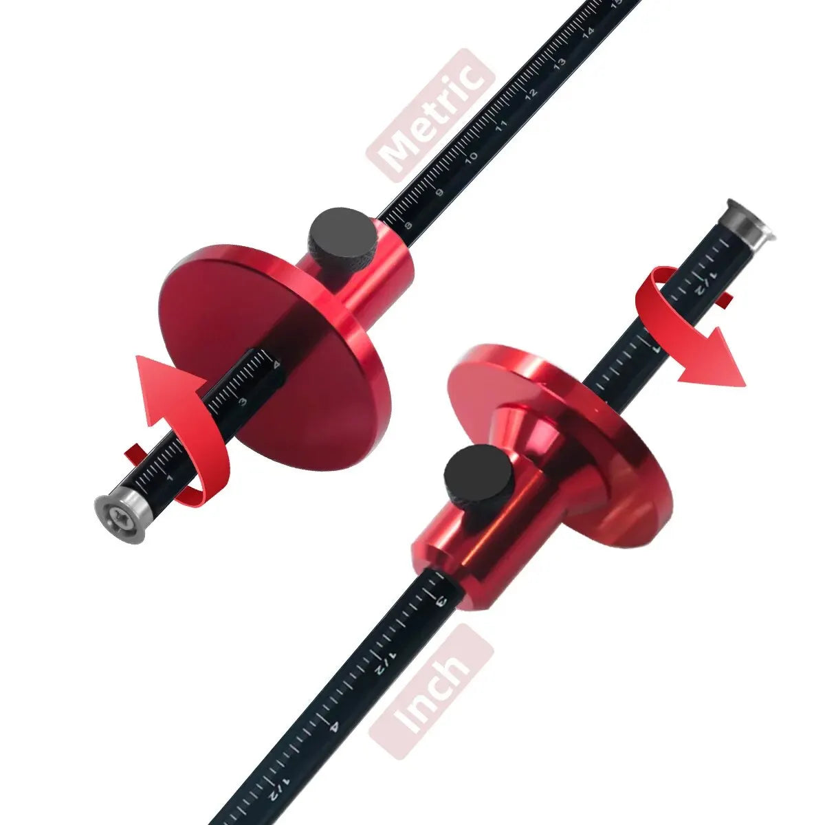 Dual Scale Wheel Marking Gauge ā Precision Woodworking Scriber Tool with Inch & MM for Mortise and Parallel Line Marking