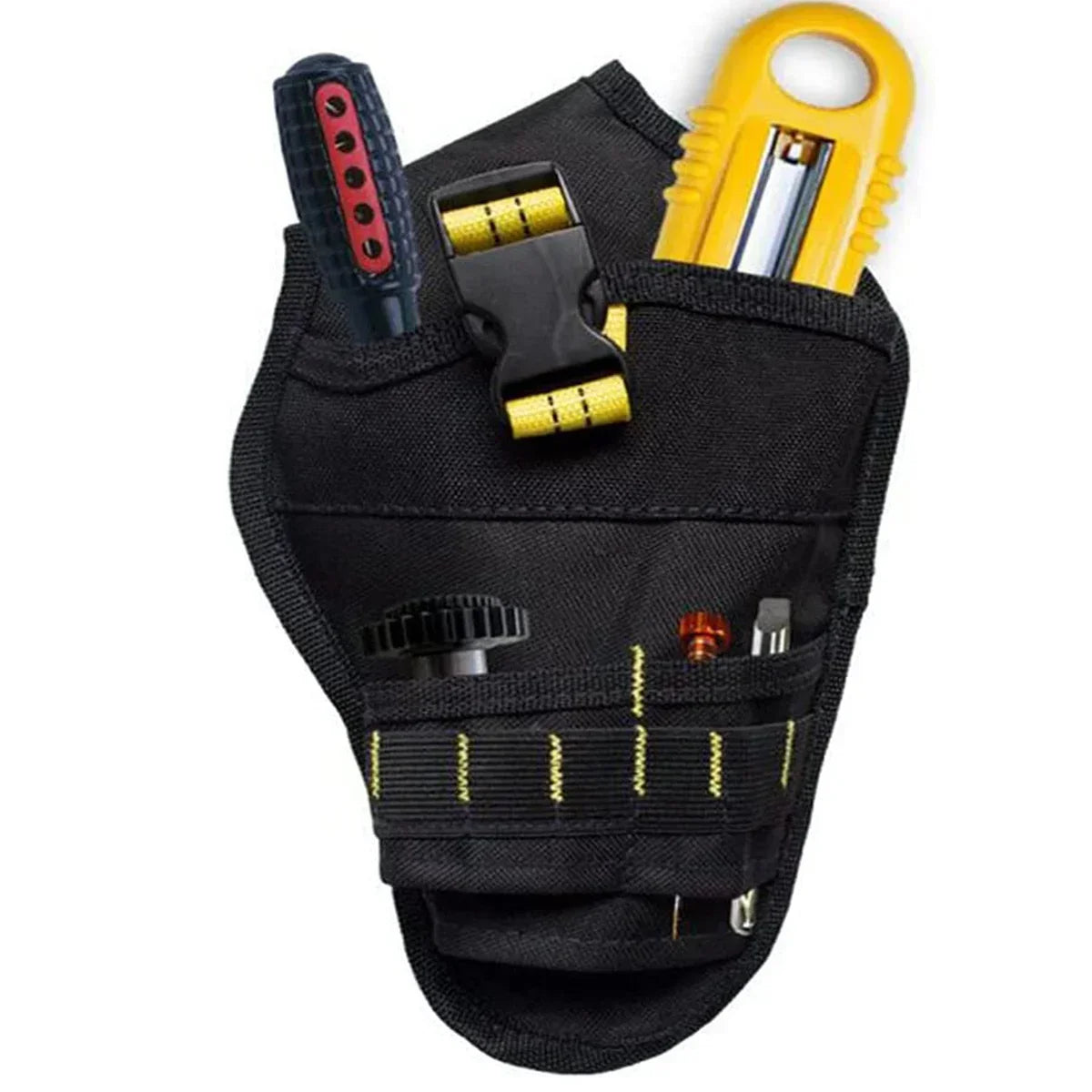 Power Tool Holster – Cordless Drill Holster with Hook & Metal Clip | Oxford Cloth Belt Organizer