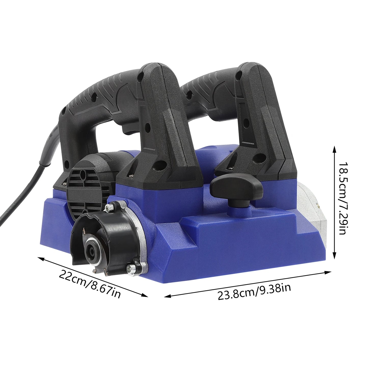 1300W Electric Wall Planer – High-Speed Putty & Paint Removal Machine with Toolbox