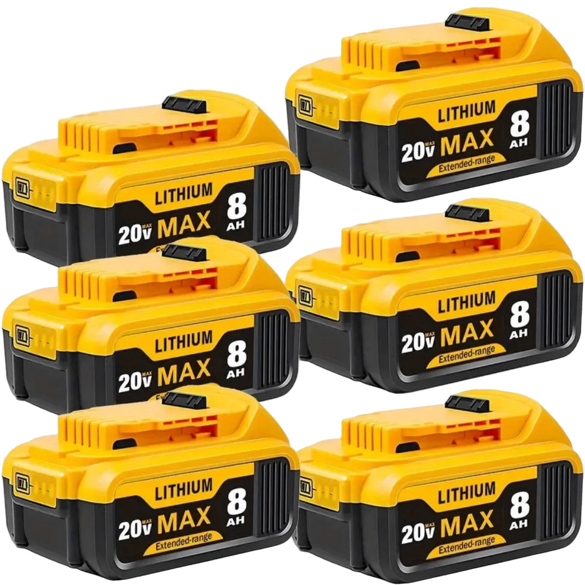 Battery for Dewalt Cordless Replacement Tools 20V 8.0Ah