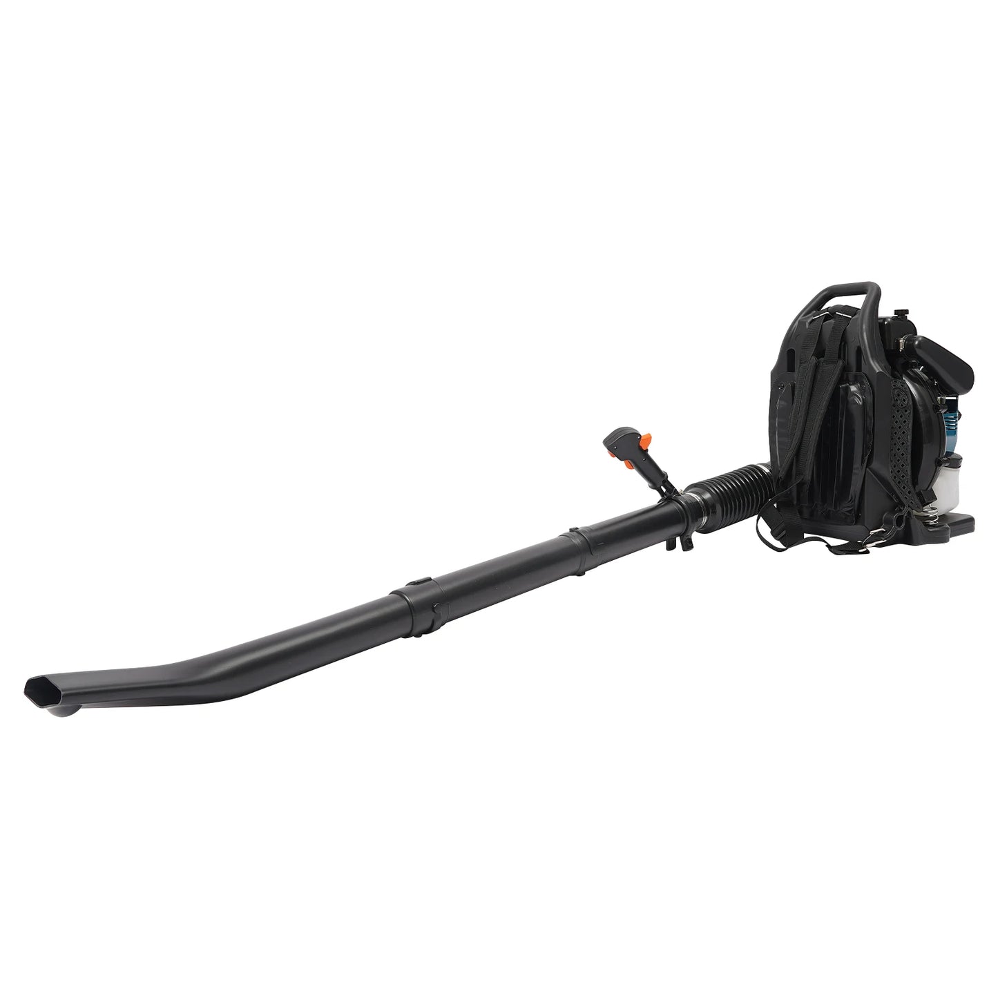75.6CC 4 Stroke Backpack Leaf Blower 2.6KW Gasoline Powered Engine Lawn Blower Cordless Snow Dust Blowing Cleaning Tool 7000Rpm
