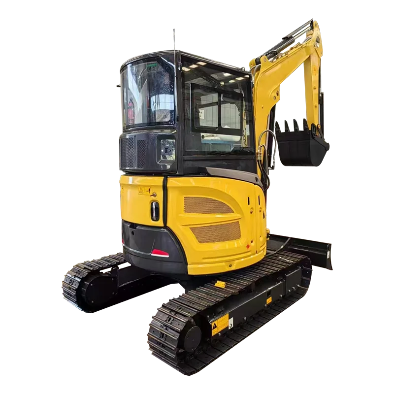 3.5 Ton Mini Backhoe Excavator – EPA Certified Crawler Digger, 25HP Strong Engine, Farm & Construction Machine