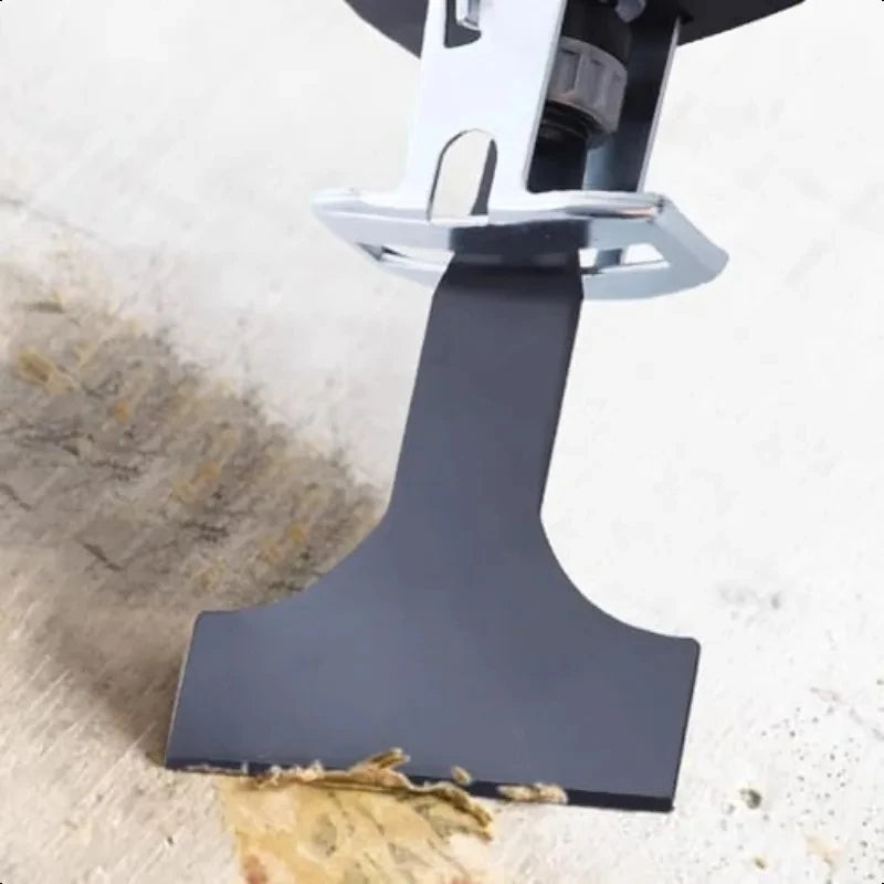 4PC Reciprocating Saw Blade Set for Steel, Tile, Putty Removal | Heavy Duty Wall & Floor Scraper Blades