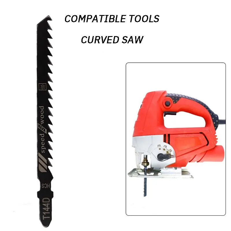 10PCS Electric Jig Saw Blades for Wood, Metal, Plastic ā Fine & Coarse Teeth | Anti-Collapse Design