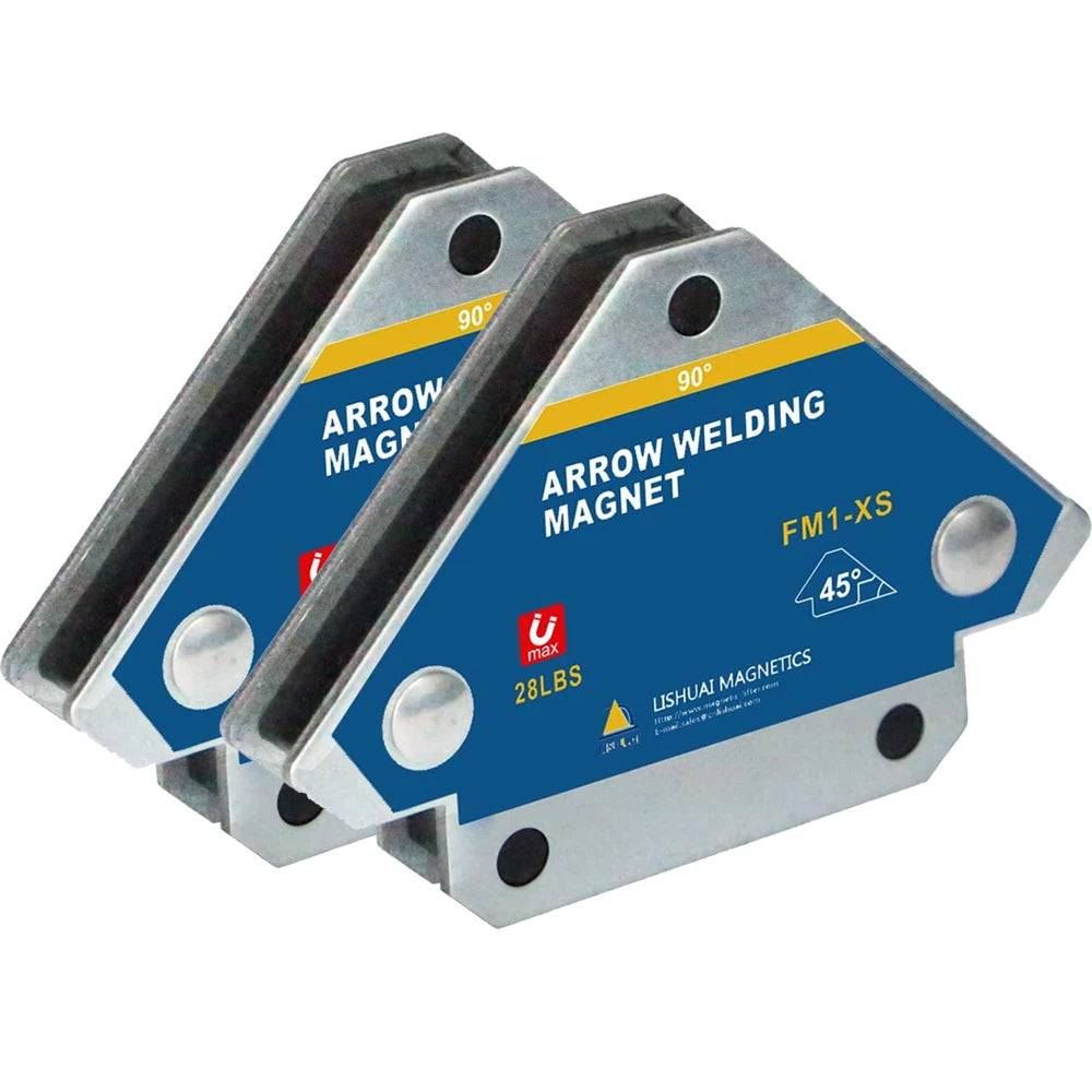 2pcs 12.5KG Magnetic Welding Holder Set – 45° 90° 135° Angle Fixer