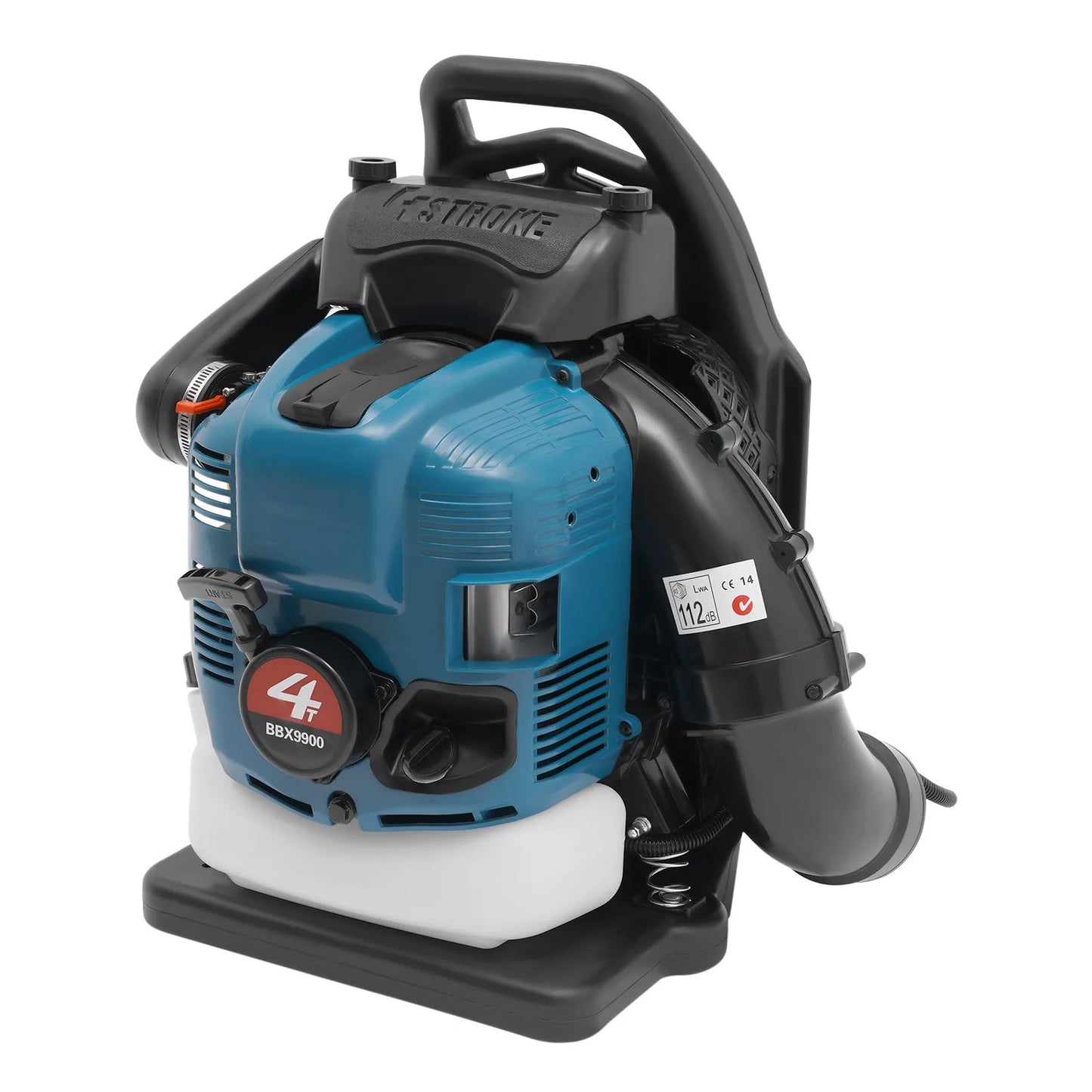 75.6CC 4 Stroke Backpack Leaf Blower 2.6KW Gasoline Powered Engine Lawn Blower Cordless Snow Dust Blowing Cleaning Tool 7000Rpm