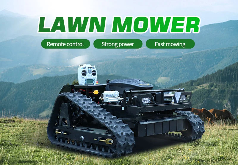 Intelligent Efficient Remote Control Lawn Mower