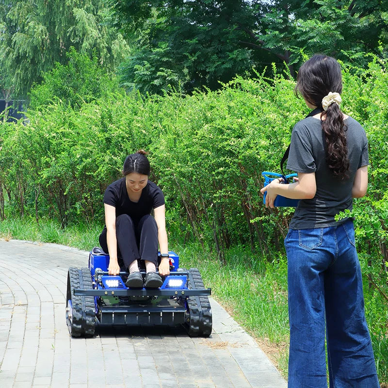 Multi-Function Small Garden Machinery with Core Engine-powered Farm Mower Remote Control Crawler Lawn Mower