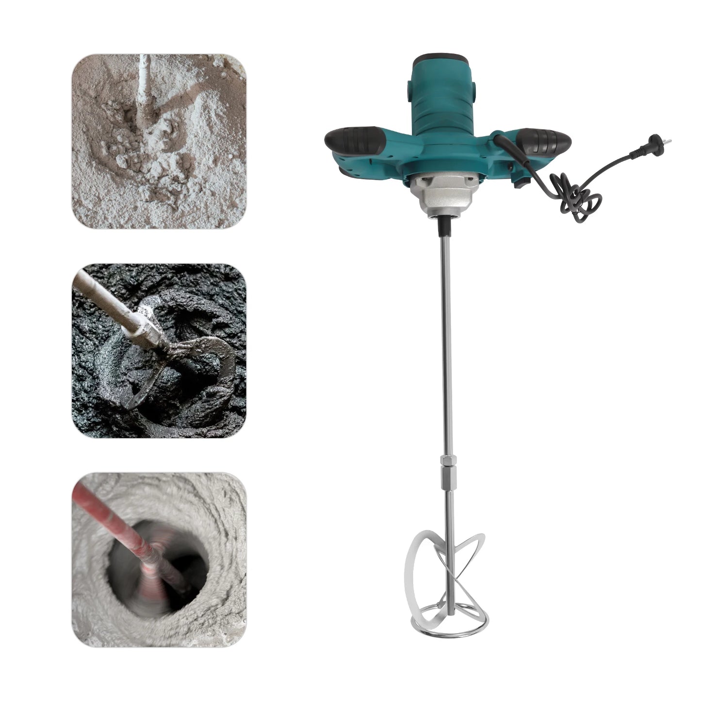 2100W 6-Speed Handheld Cement & Mortar Mixer – High-Efficiency Concrete Stirring Tool