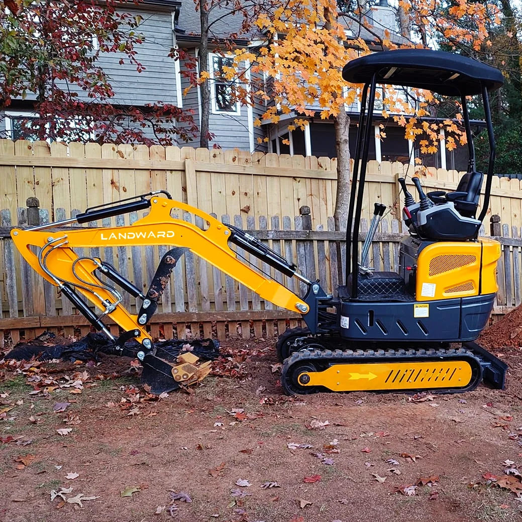 2 Ton Hydraulic Mini Excavator – 1.6T/1T Diesel Trench Digger for Home, Farm & Orchard Use