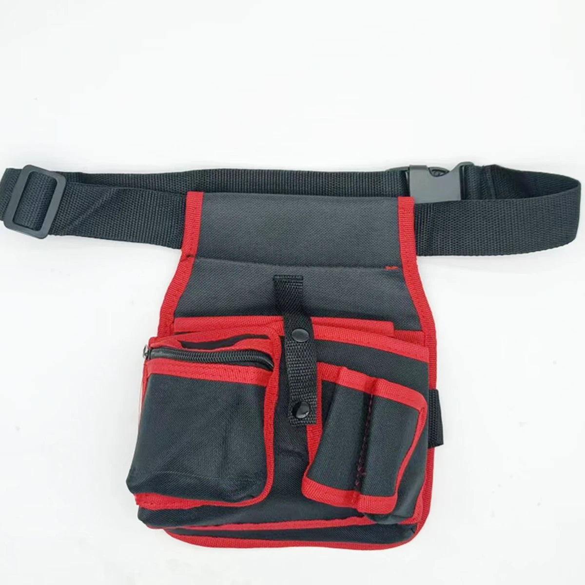 Heavy-Duty Electrician Tool Waist Bag – Multi-Purpose Nylon Maintenance Belt Pouch for Hardware & Repair