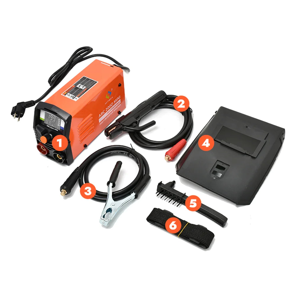 HITBOX ARC200S 2-in-1 Mini Welder | ARC MMA + LIFT TIG 200A 220V
