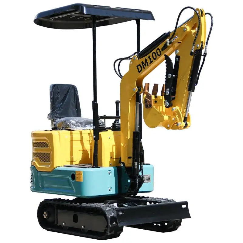 1-Ton Mini Excavator 13.5HP Diesel with Thumb | Compact Trench Digger for Construction & Landscaping | EPA Certified
