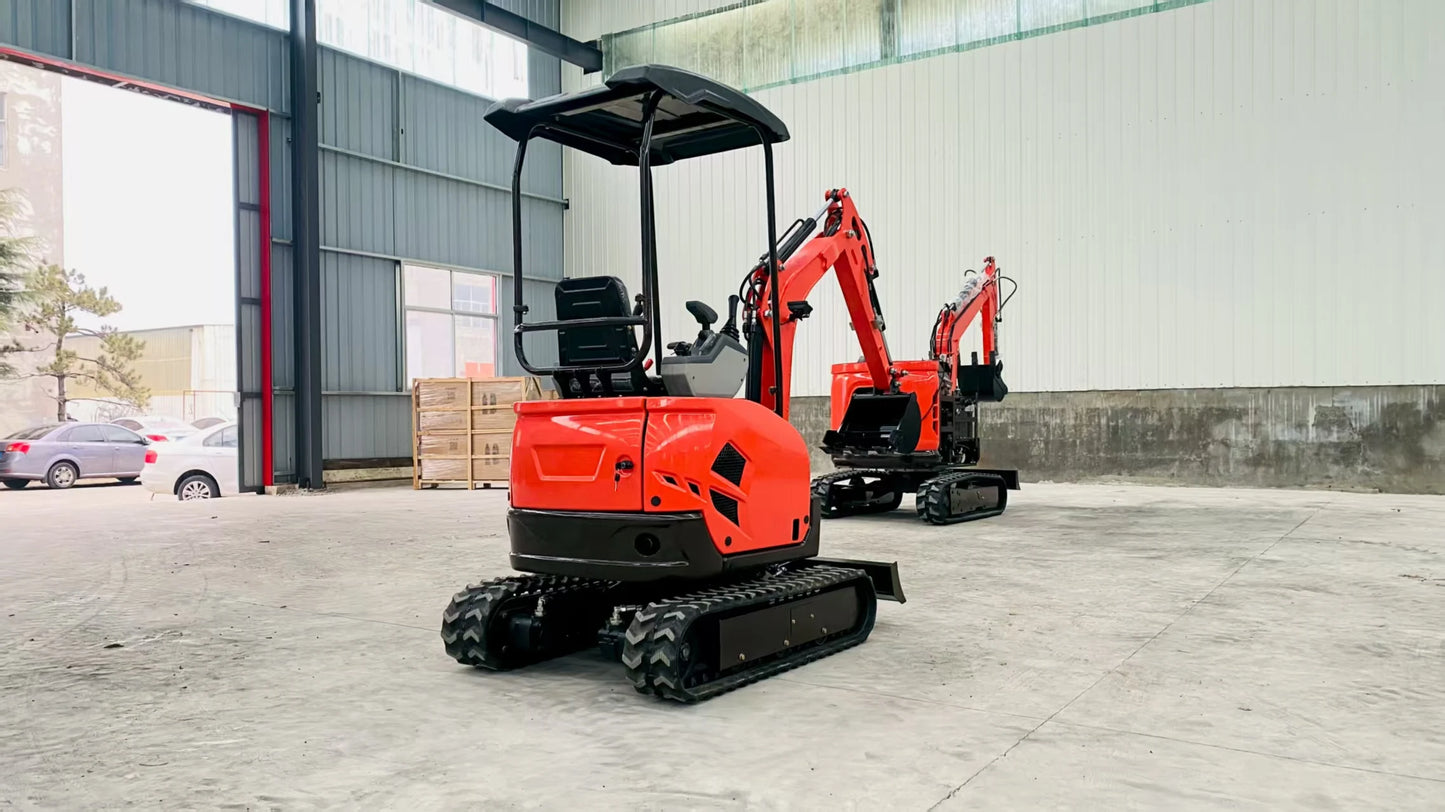 Mini Excavator 1.8 ton 2 ton Hydraulic Mini bagger Micro Digger Factory Kubota Small excavator