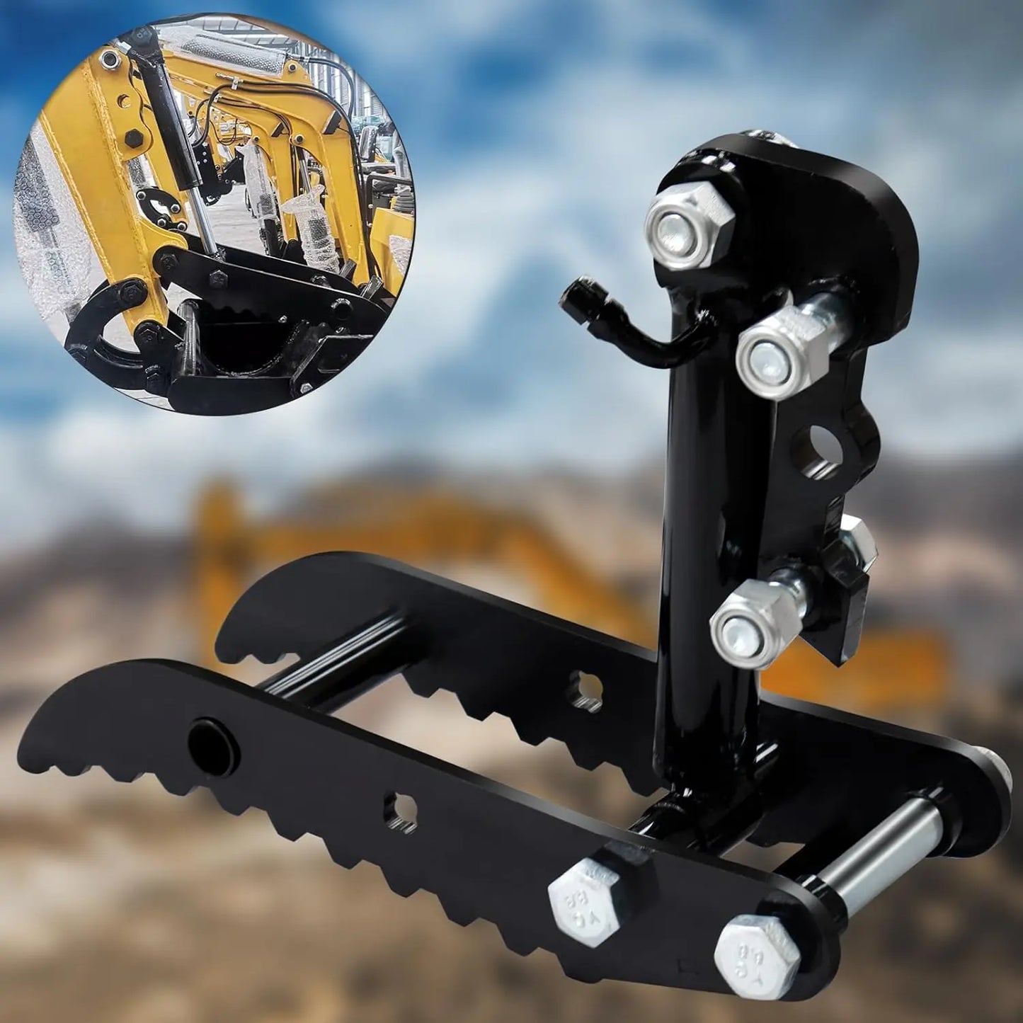 Hydraulic Thumb Clip For Mini Excavators Small Digger Attachment USA Stock