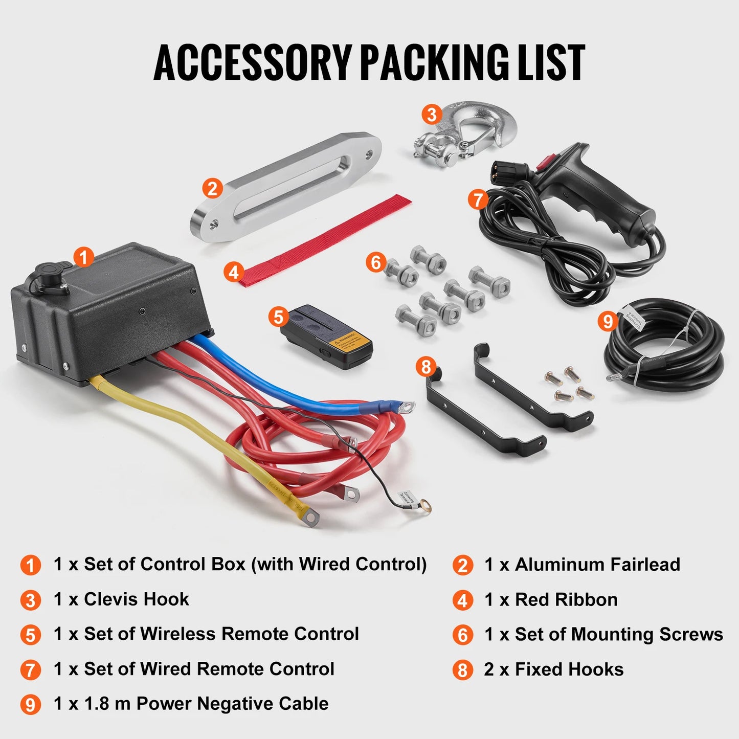 13500lb Electric Winch with 80ft Synthetic Rope & Wireless/Wired Remote – 12V Off-Road Recovery Tool