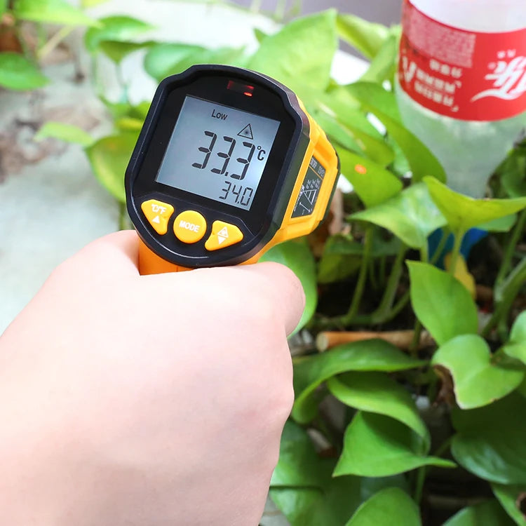 TS380 HYTAIS Infrared Non-Contact Thermometer – High-Precision Industrial Handheld Temperature Gauge (Up to 120°C+)