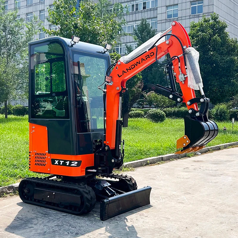 1.2 Ton Hydraulic Mini Excavator – 1200kg Crawler Digger, Koop192 Engine, Orchard & Farm Trencher, CE/EPA Certified