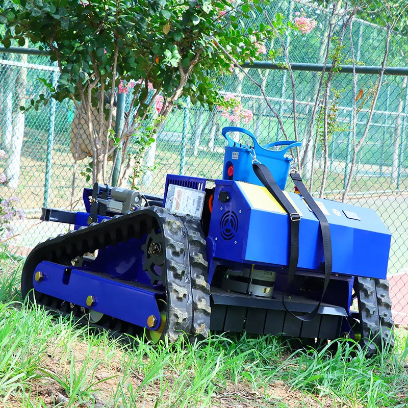 Multi-Function Small Garden Machinery with Core Engine-powered Farm Mower Remote Control Crawler Lawn Mower