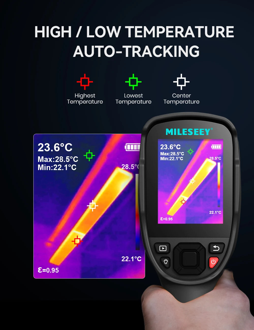 TR256E /B Thermal Imager 256X192 Thermal Imaging Camera Infrared Temperature Meter For Repair, PCB, Pipeline Detection