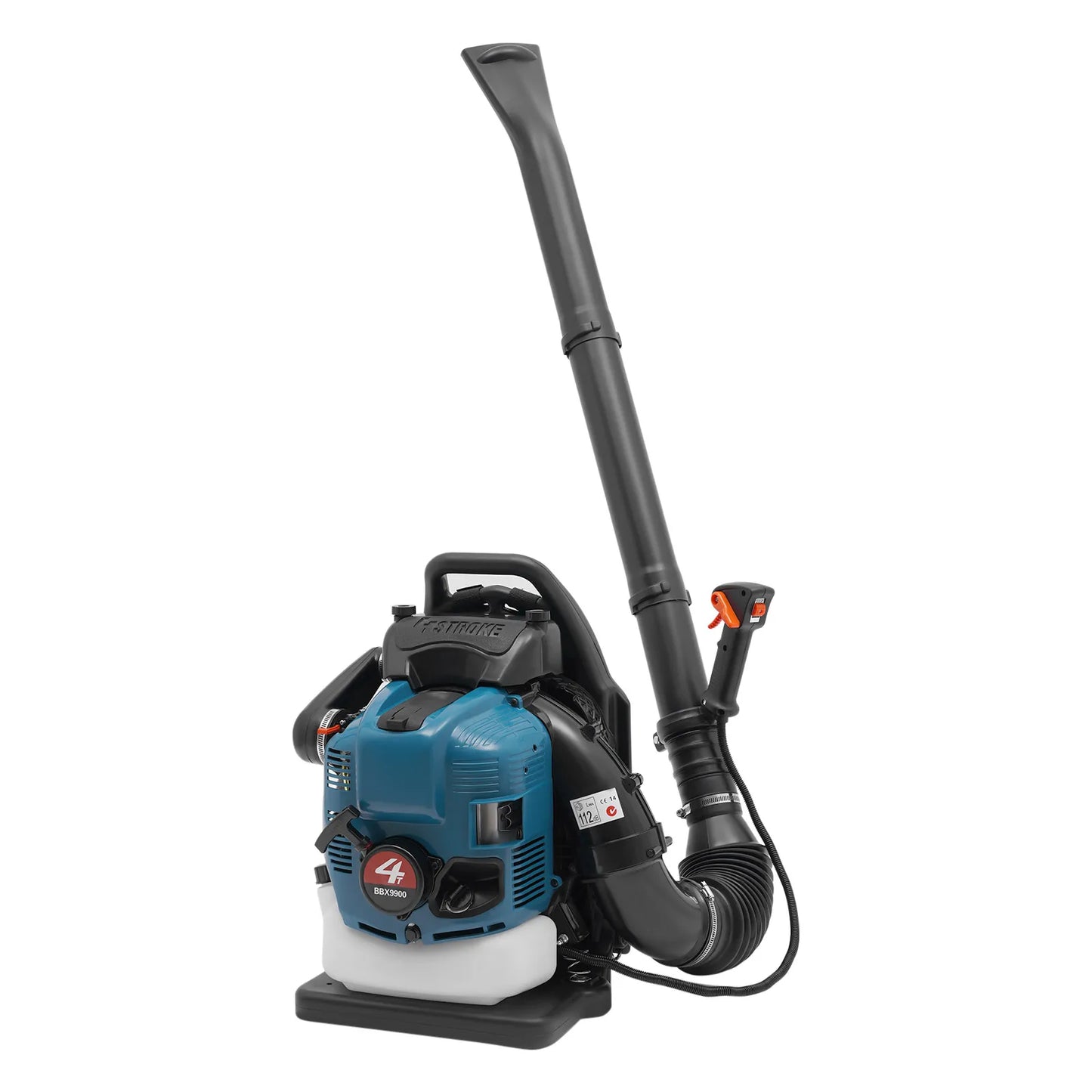 75.6CC 4 Stroke Backpack Leaf Blower 2.6KW Gasoline Powered Engine Lawn Blower Cordless Snow Dust Blowing Cleaning Tool 7000Rpm