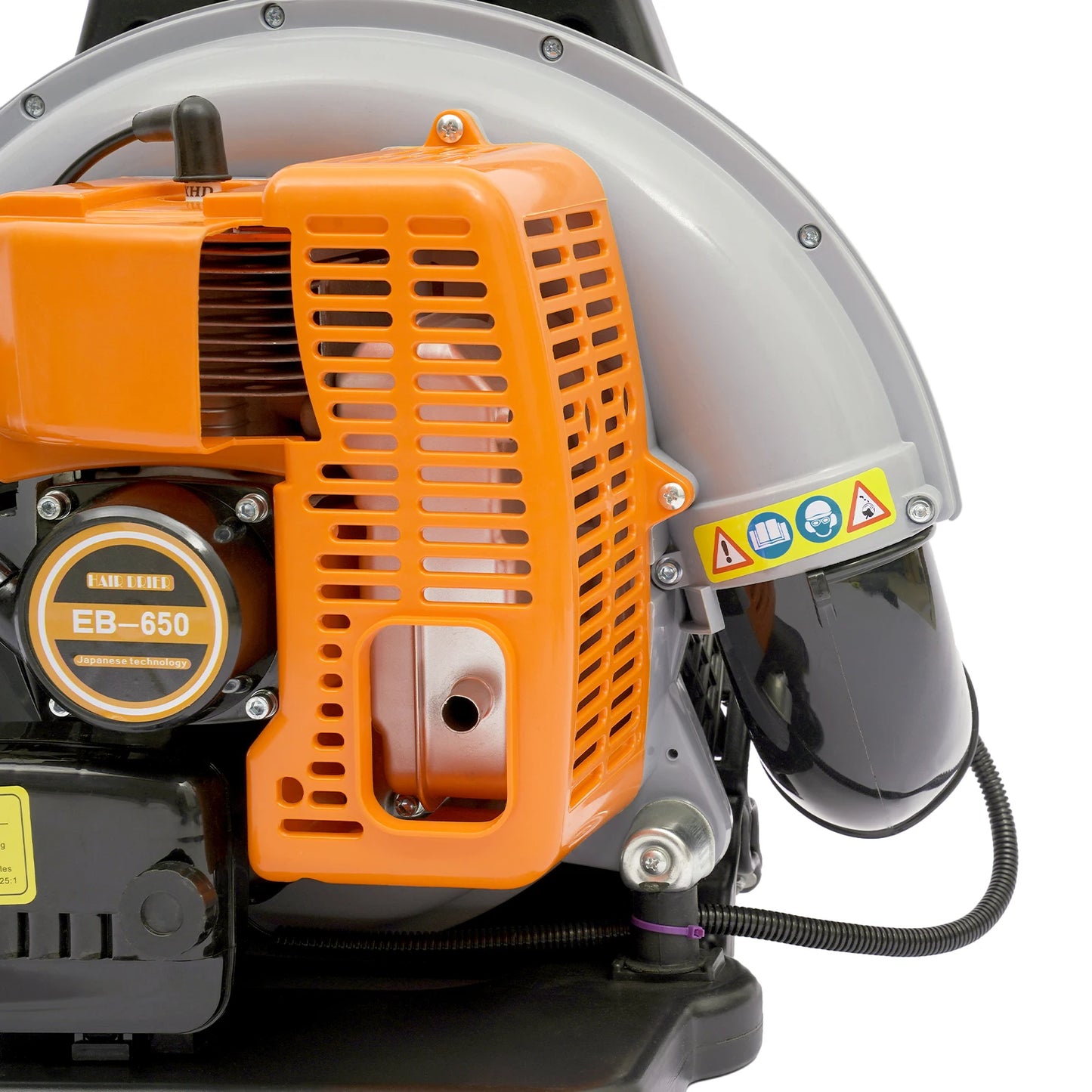 Backpack Leaf Blower 6800r/min Powerful Blowing 63CC 2 Stroke Gas Powered Leaf Blower Portable Air Blower For Street Cleaning